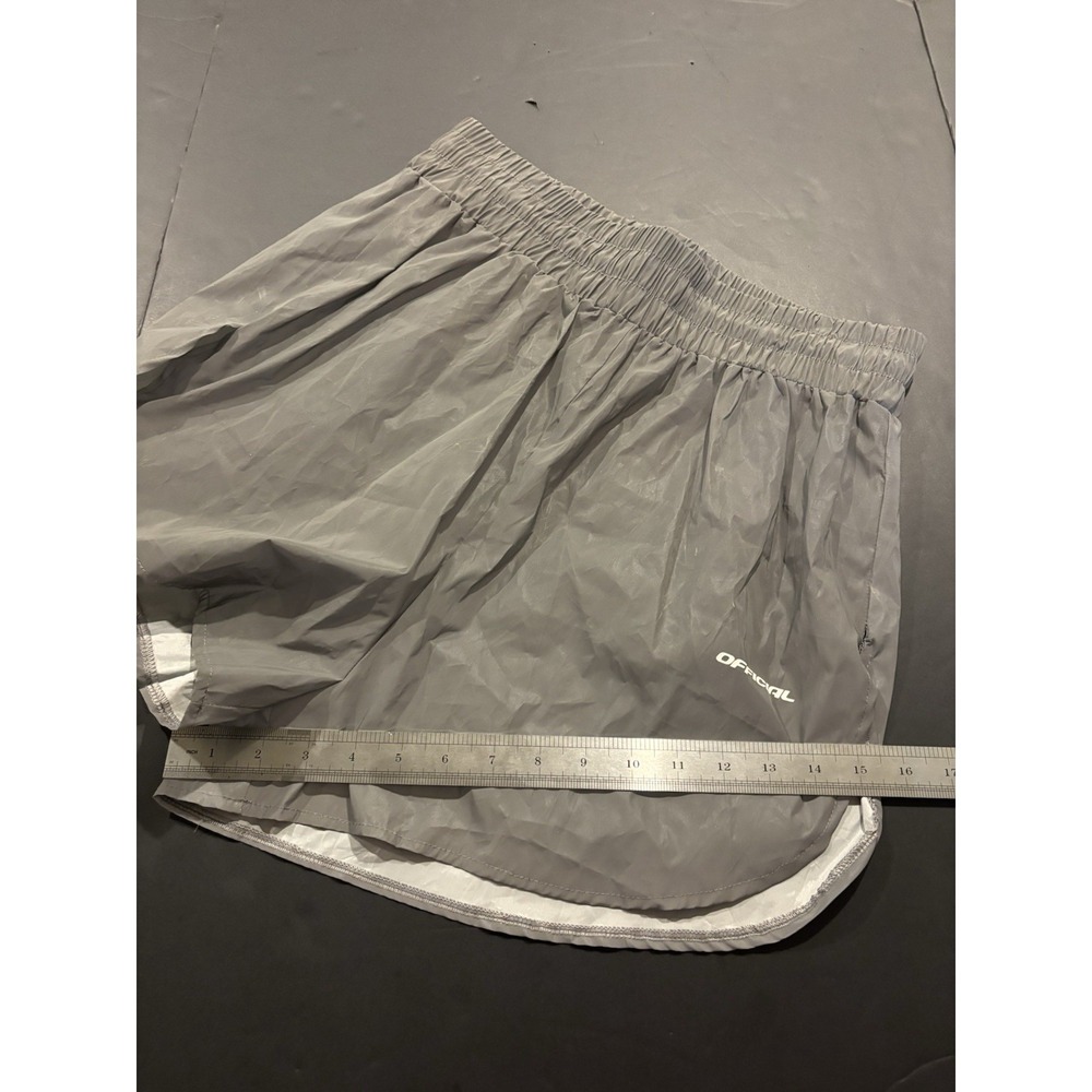 Boohoo Official Reflective Running Shorts Grey - Picture 7 of 7